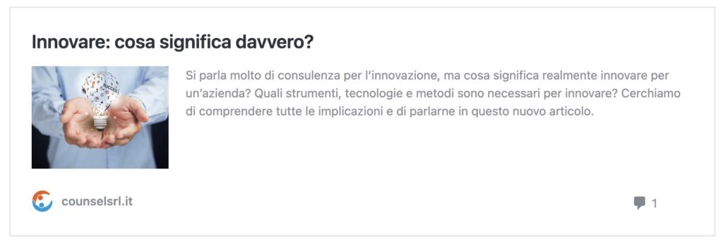 cover articolo su cosa significa innovare in azienda